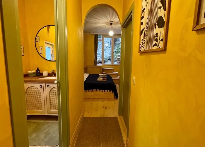 Historic Design 3-storey Arnavutkoey With Patio Apartment Istanbul